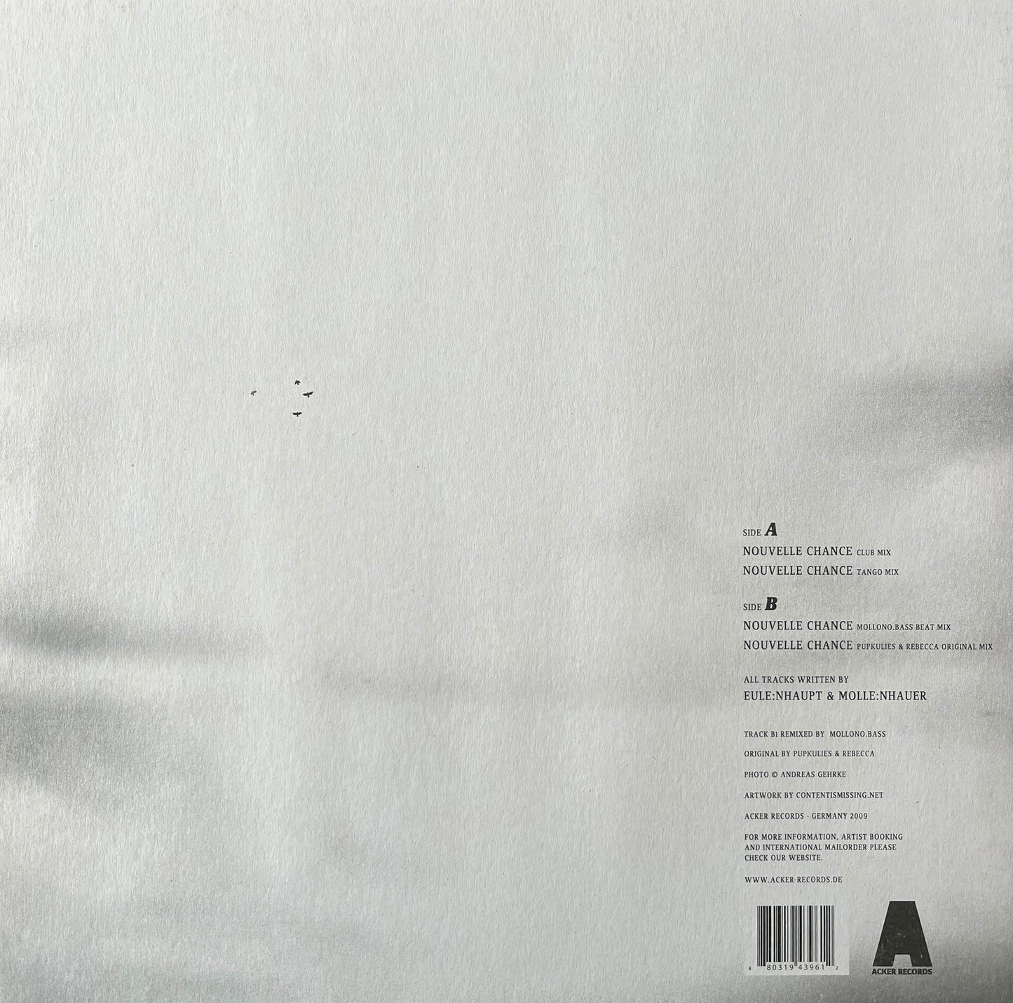 Eule:nhaupt & Molle:nhauer E.P. „WILDKUHL“ 12" Vinyl