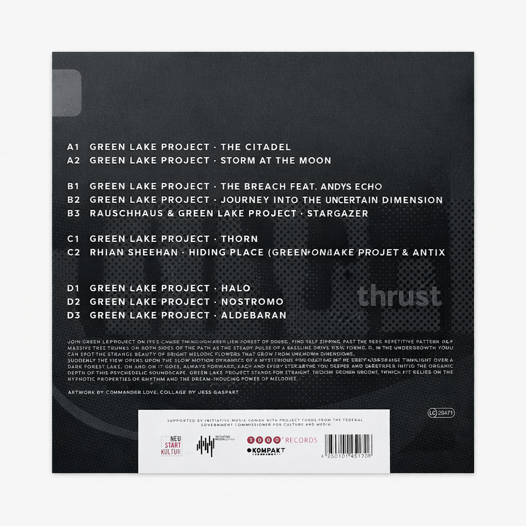 Green Lake Project Album "Thrust" 2xLP Vinyl