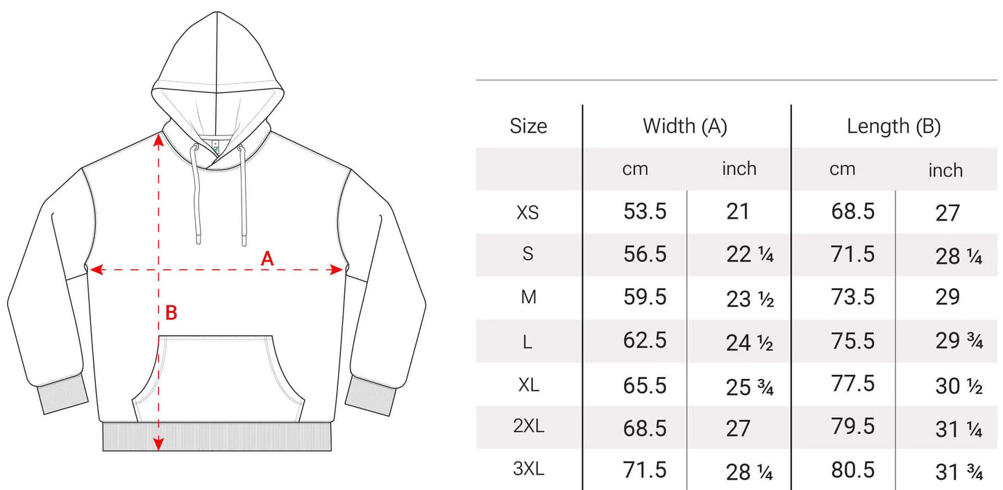 3000Grad Festival Hoodie – Waldgeist Edition (Schwarz)