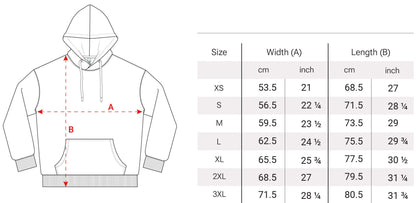 3000Grad Festival Hoodie – Waldgeist Edition (Schwarz)