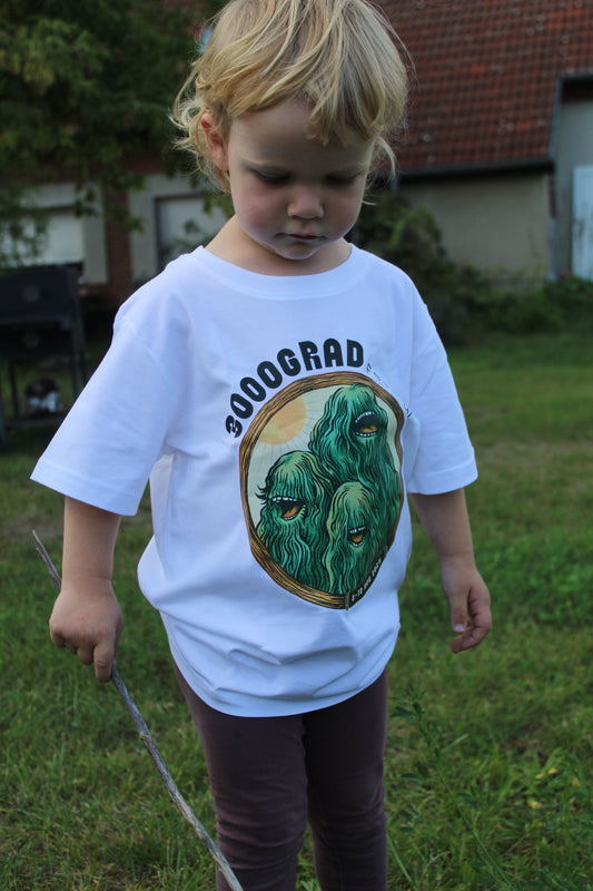 Kids Shirt – Waldgeister umrahmt 3025 (Weiß)