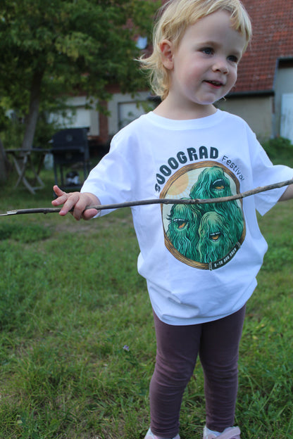 Kids Shirt – Waldgeister umrahmt 3025 (Weiß)