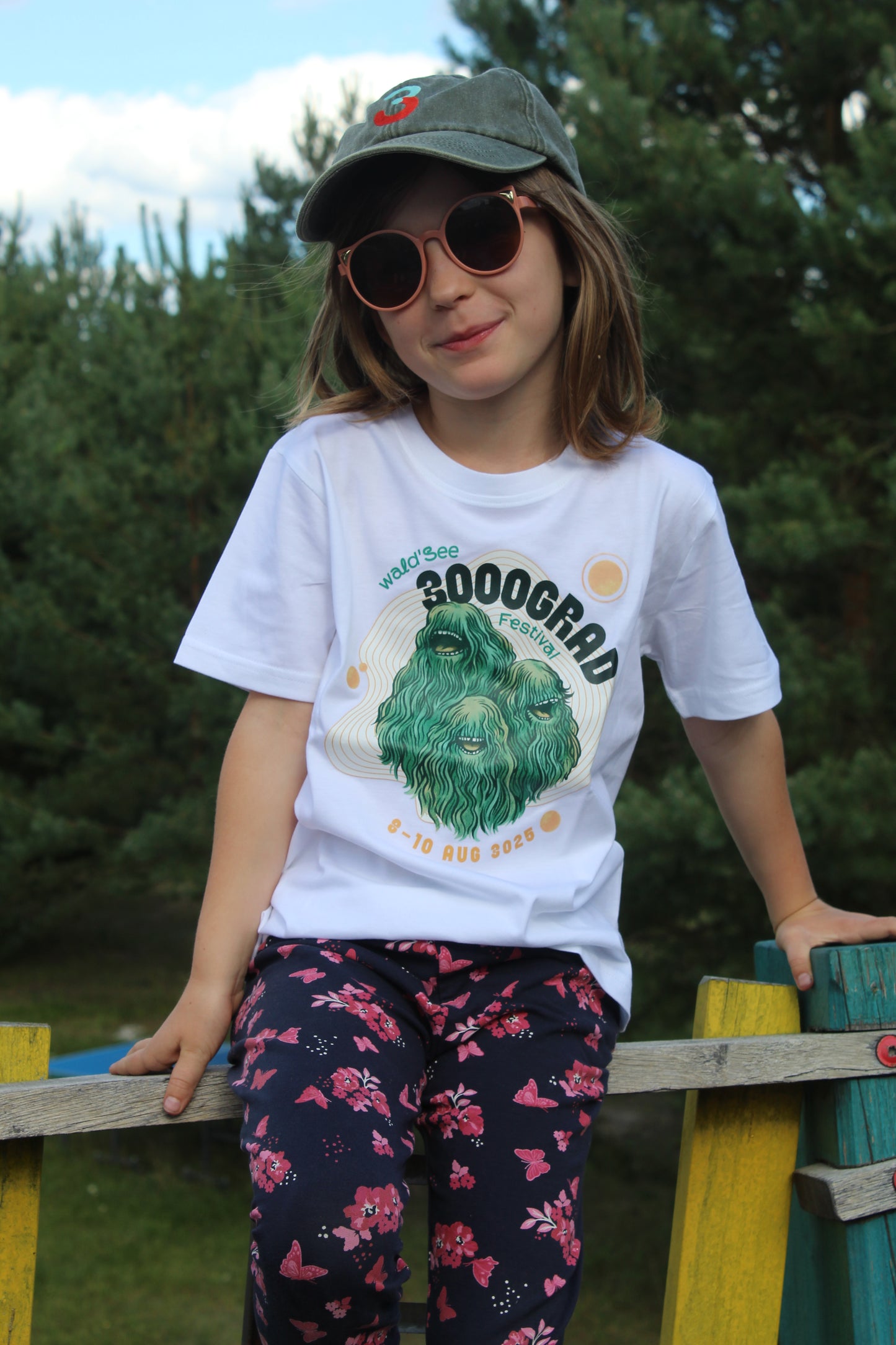 Kids Shirt – Waldgeist 3025 (Weiß)