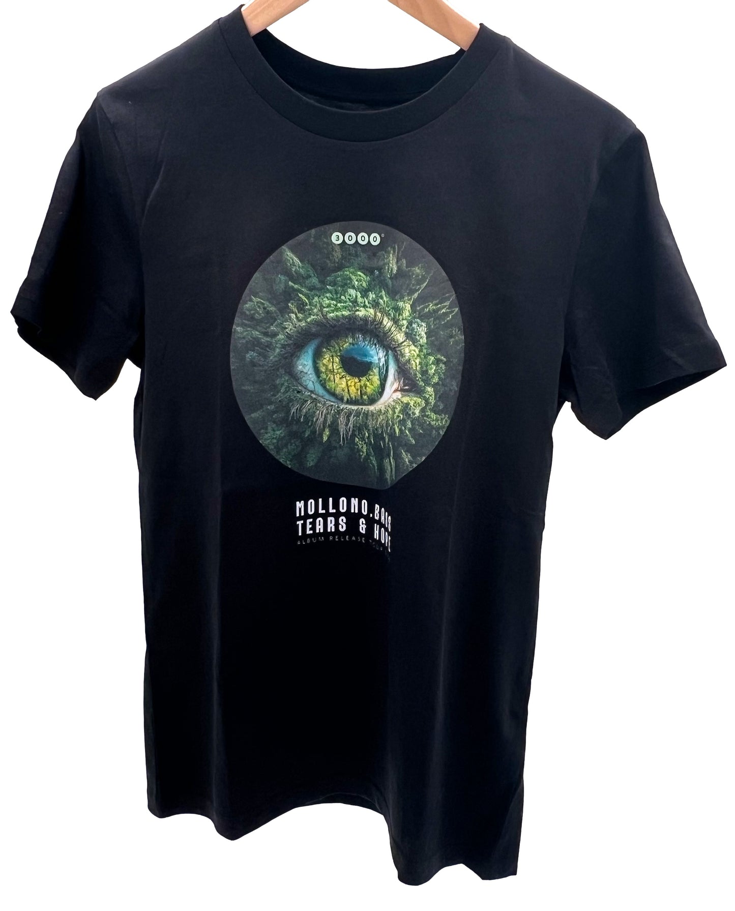 T-Shirt (Unisex) – Mollono.Bass Tears and Hope (Schwarz)