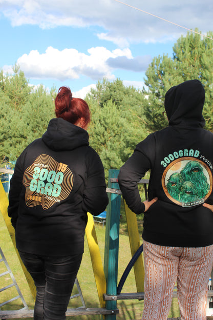 3000Grad Festival Hoodie – Waldgeist Edition (Schwarz)