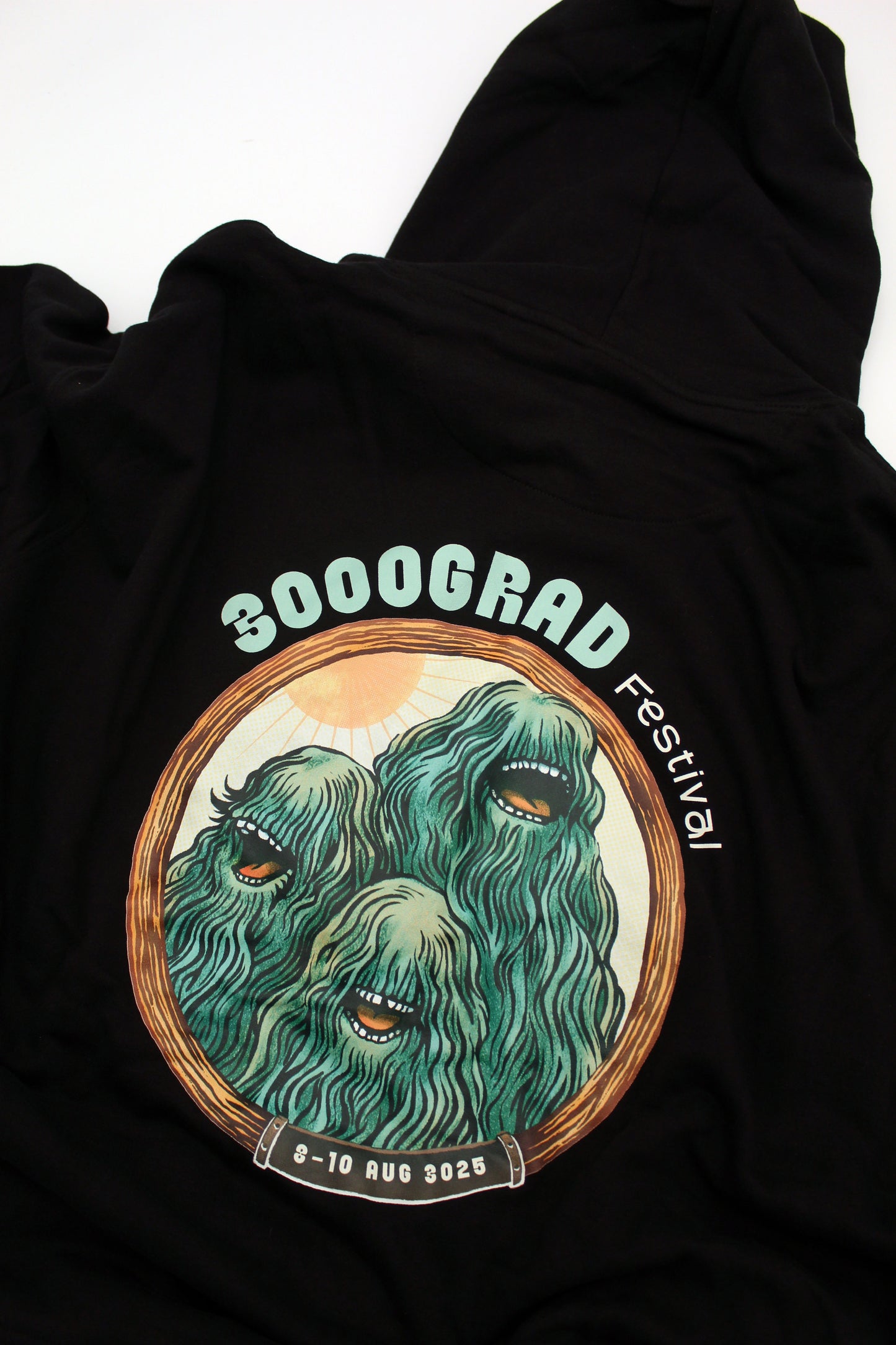 3000Grad Festival Hoodie – Waldgeist Edition (Schwarz)