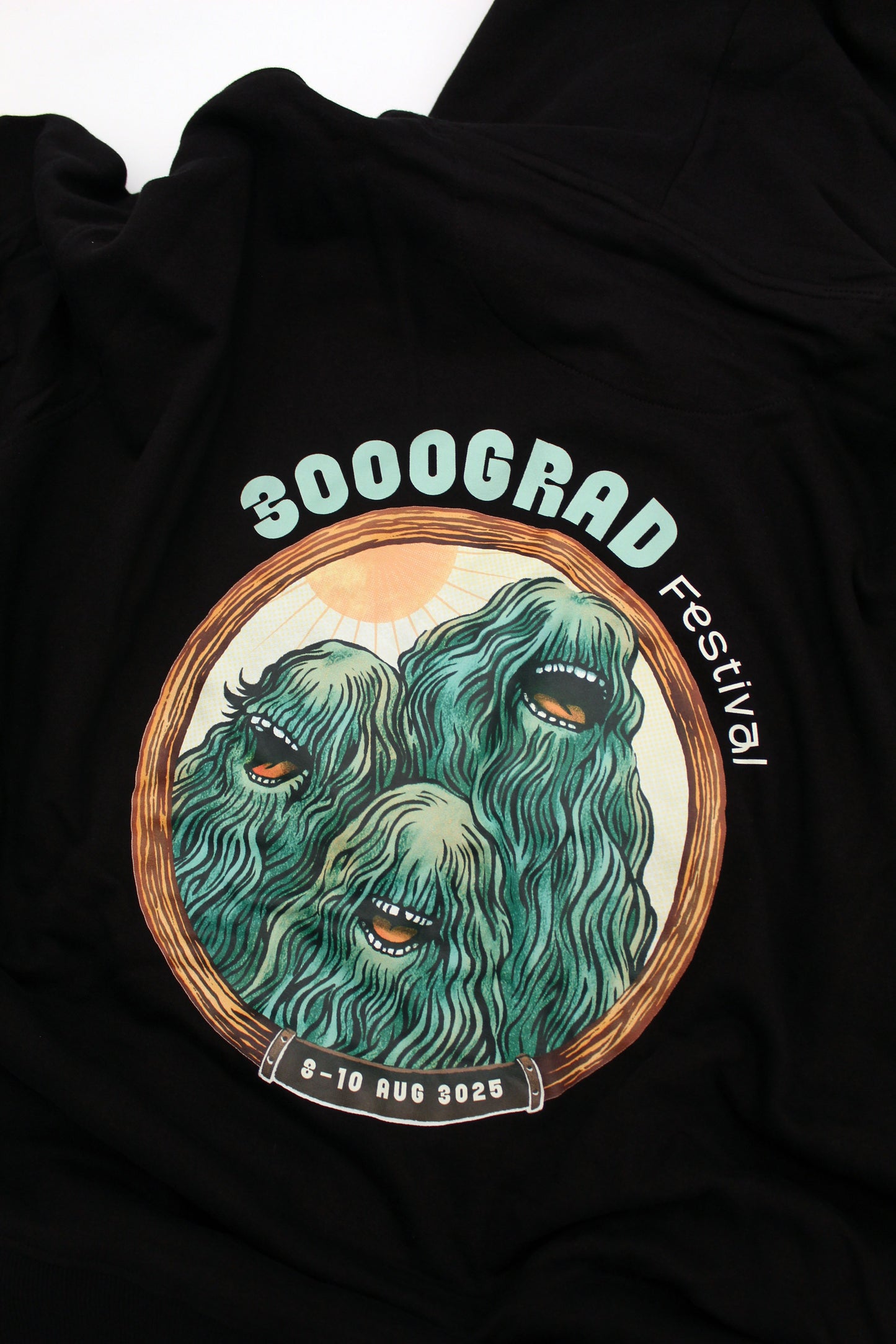 3000Grad Festival Hoodie – Waldgeist Edition (Schwarz)