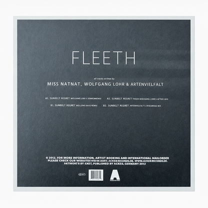 Wolfgang Lohr (feat. Miss Natnat) E.P. „FLEETH“  12" Vinyl