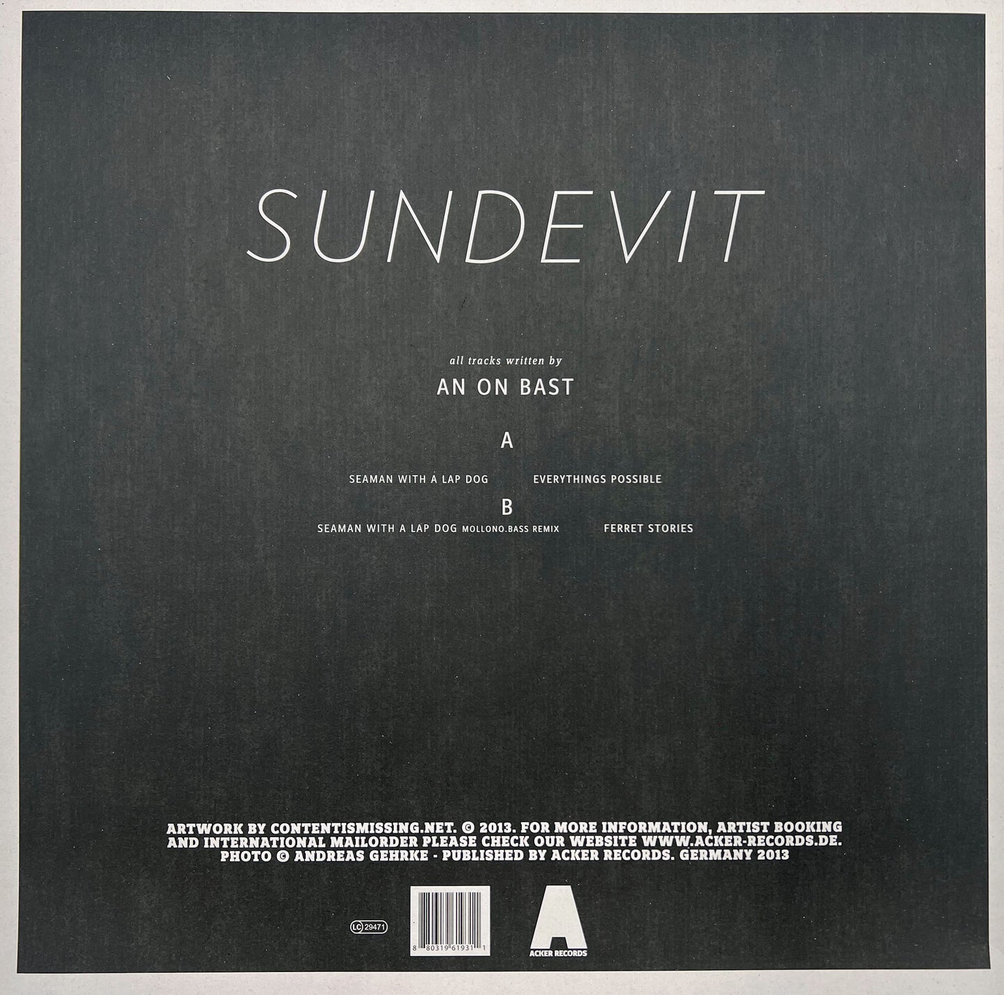 3-LP-Bundle Acker-Haus