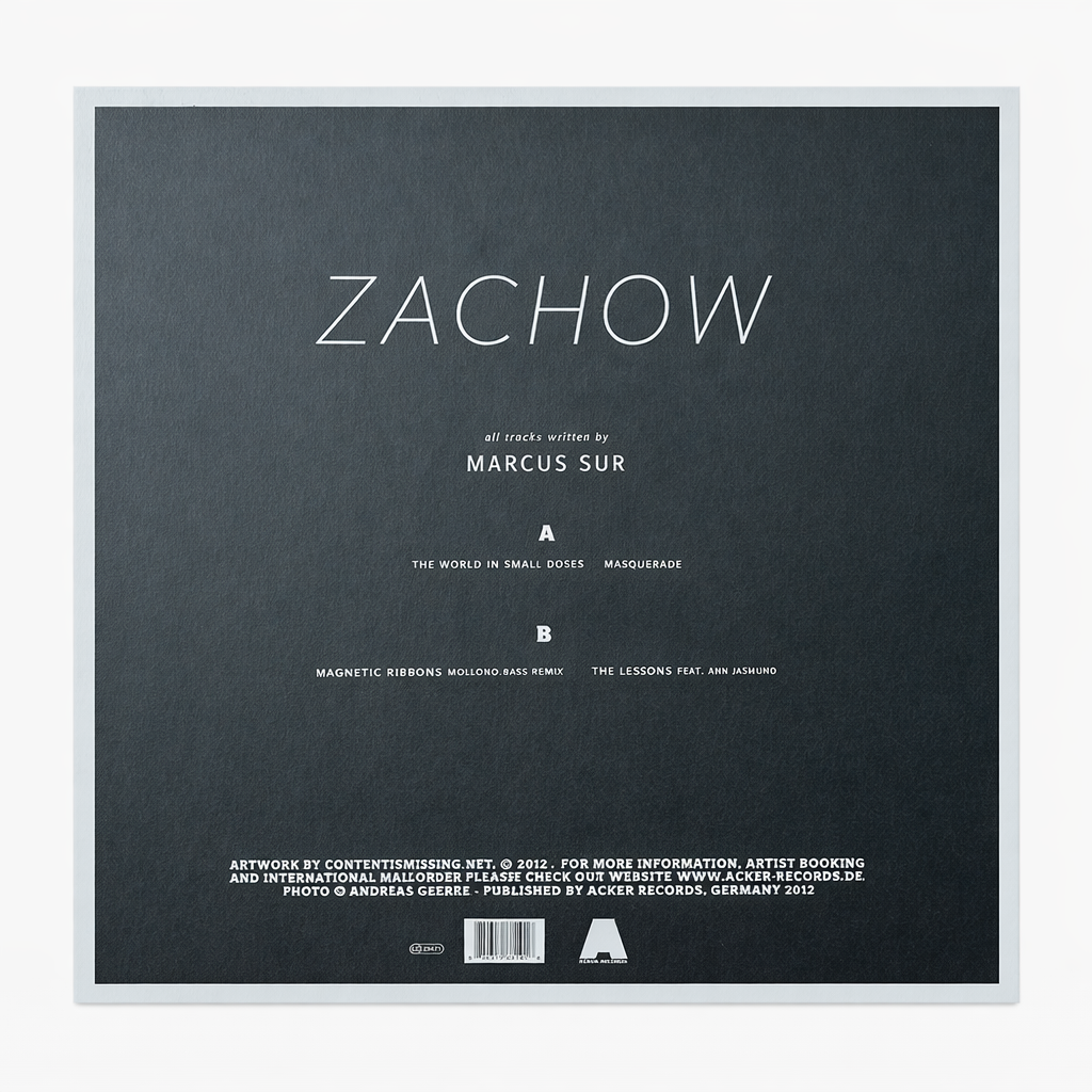 Marcus Sur E.P. „ZACHOW“  12" Vinyl