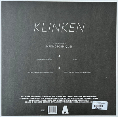 Madmotormiquel E.P. „KLINKEN“  12" Vinyl