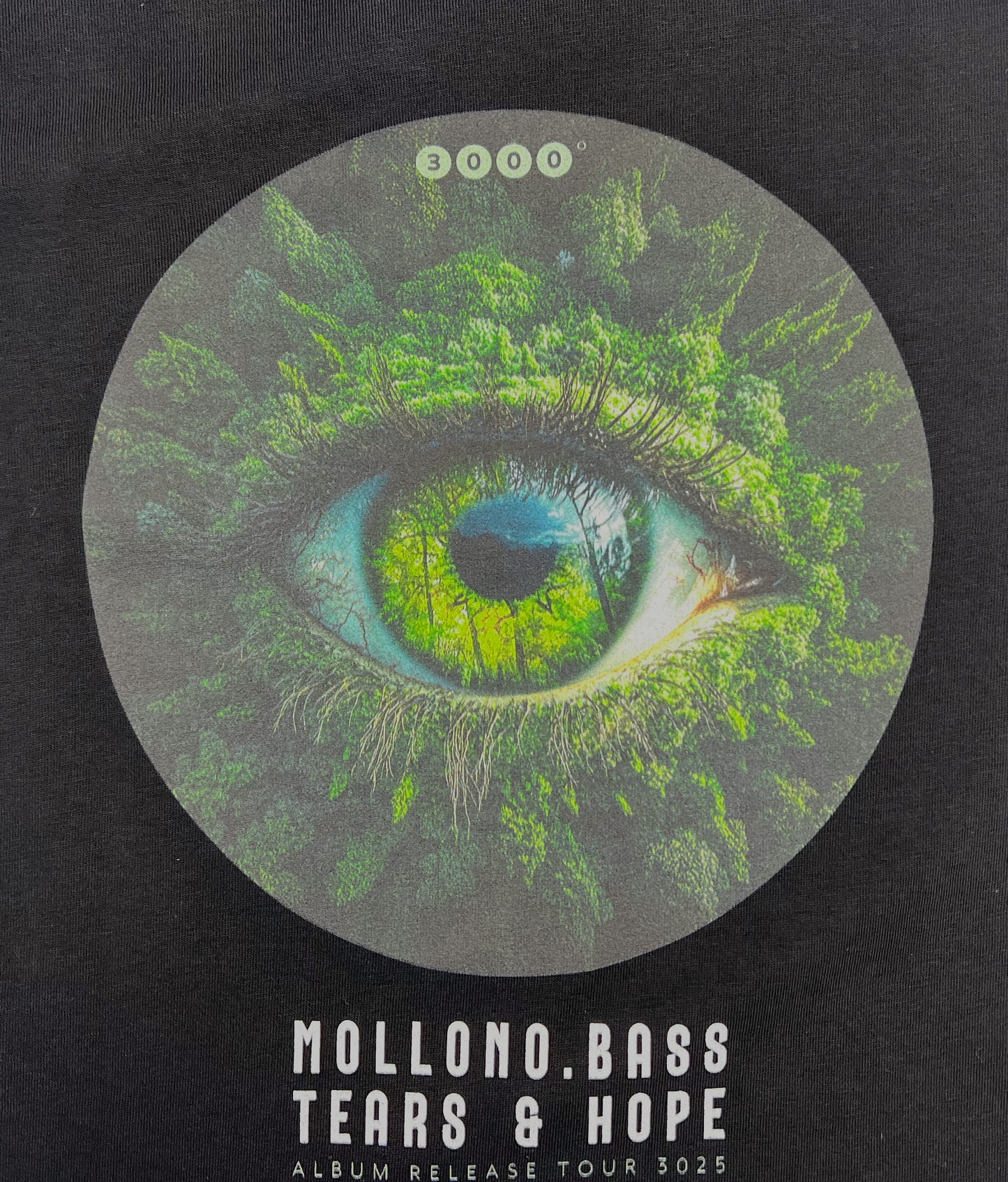 T-Shirt (Unisex) – Mollono.Bass Tears and Hope (Schwarz)