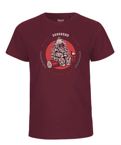T-Shirt Kids - "Waldgeist auf Baumstamm" 3026