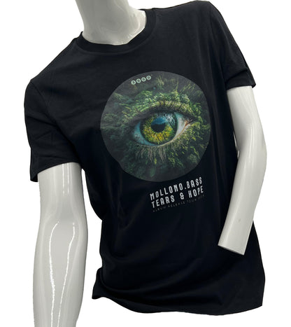 T-Shirt (Unisex) – Mollono.Bass Tears and Hope (Schwarz)